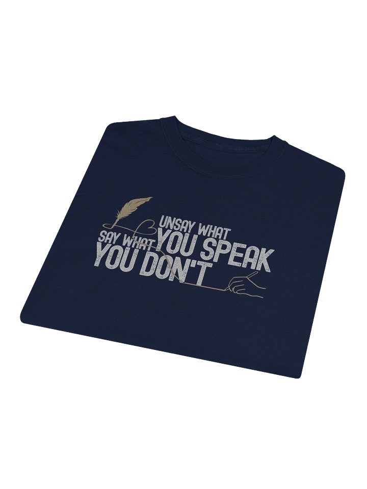 Philosophy Of Wisdom Long Sleeve T-Shirt | Unsay What You Speak, Say What You Don't Design | Comfort Colors Vintage Tee product image (2)