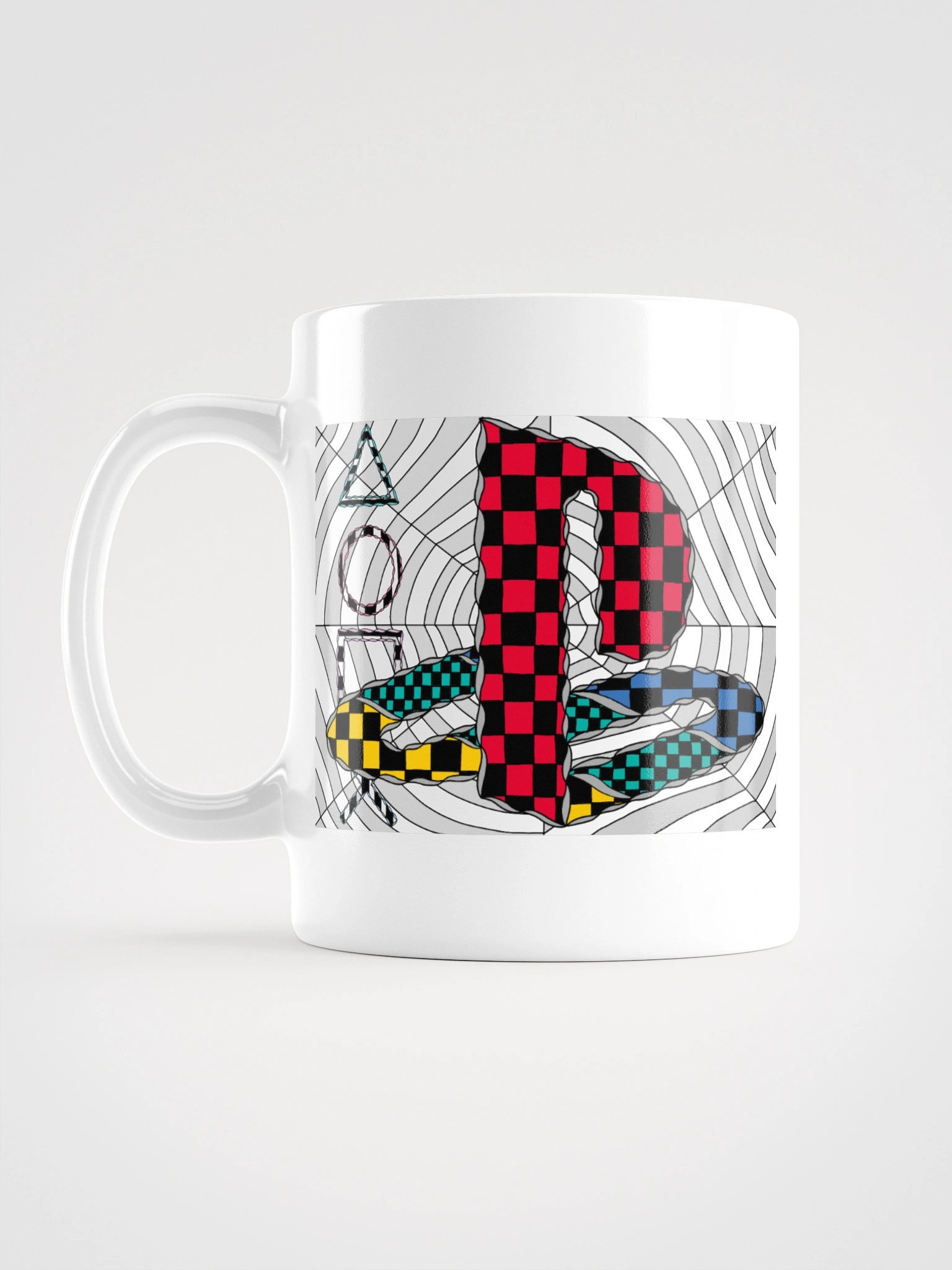 White Glossy Mug (PlayStation v2) product image (1)
