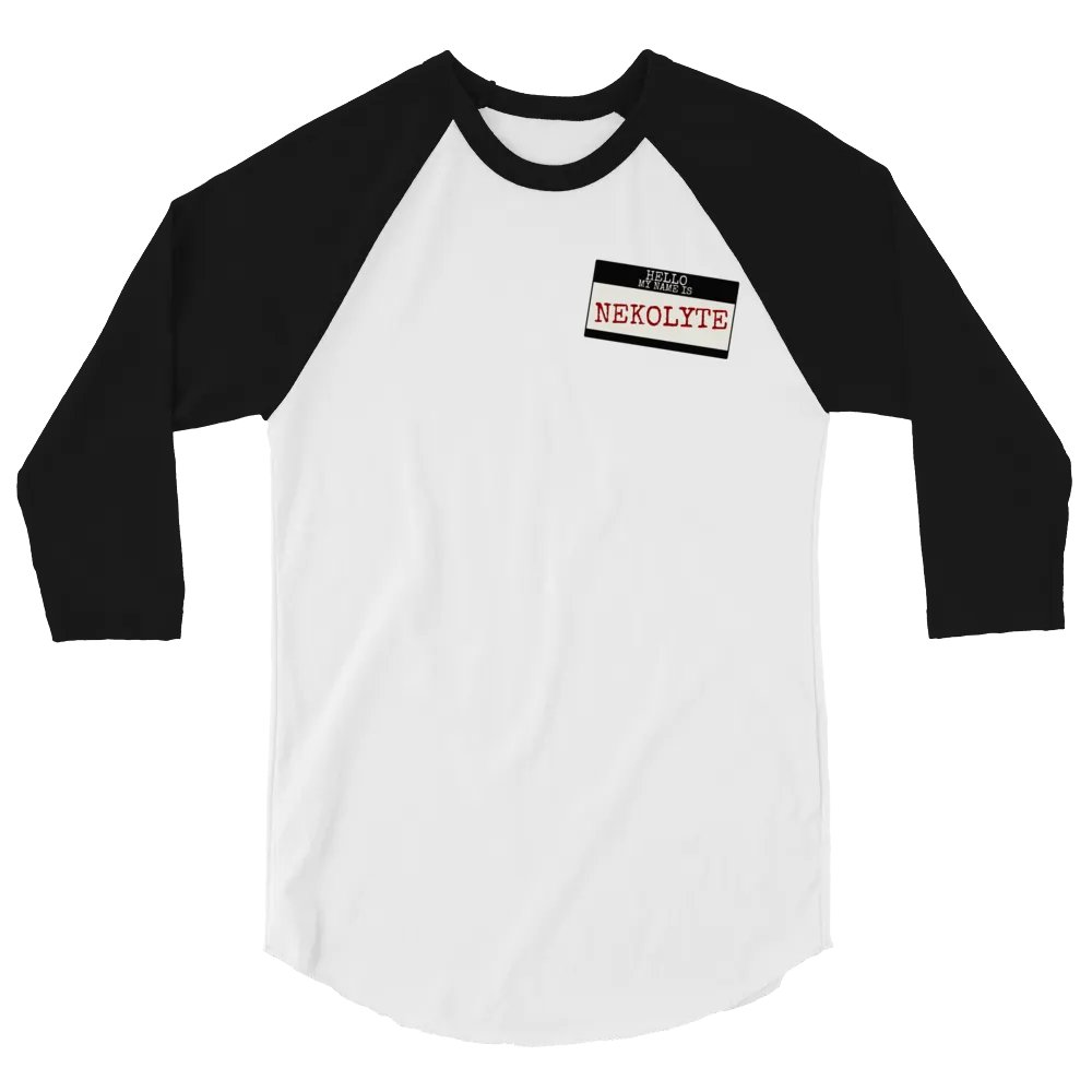 Nekolyte Nametag Raglan Shirt product image (2)