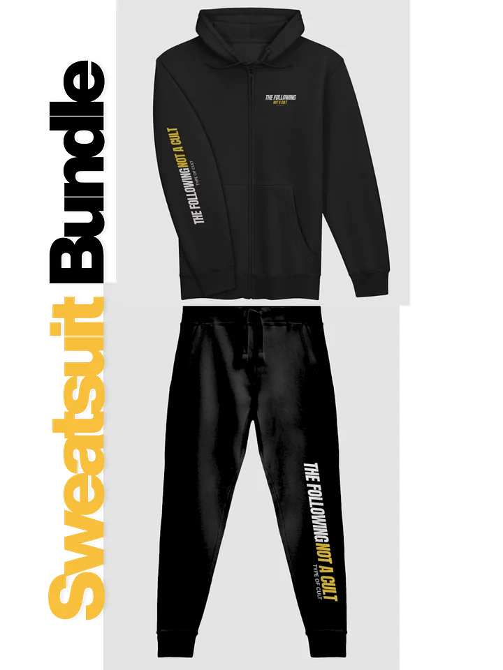 The Following Sweatsuit Bundle Offer - Black product image (1)