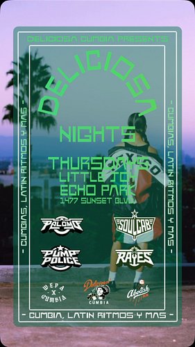 Deliciosa Nights - Thursdays @LittleJoyLA (Echo Park)

| +21 | Free | 9pm - Close | Cocktails | 
Little Joy: 1477 Sunset Blva...