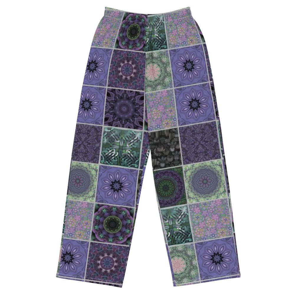 Lavender Crazy Quilt Wideleg Pants product image (2)