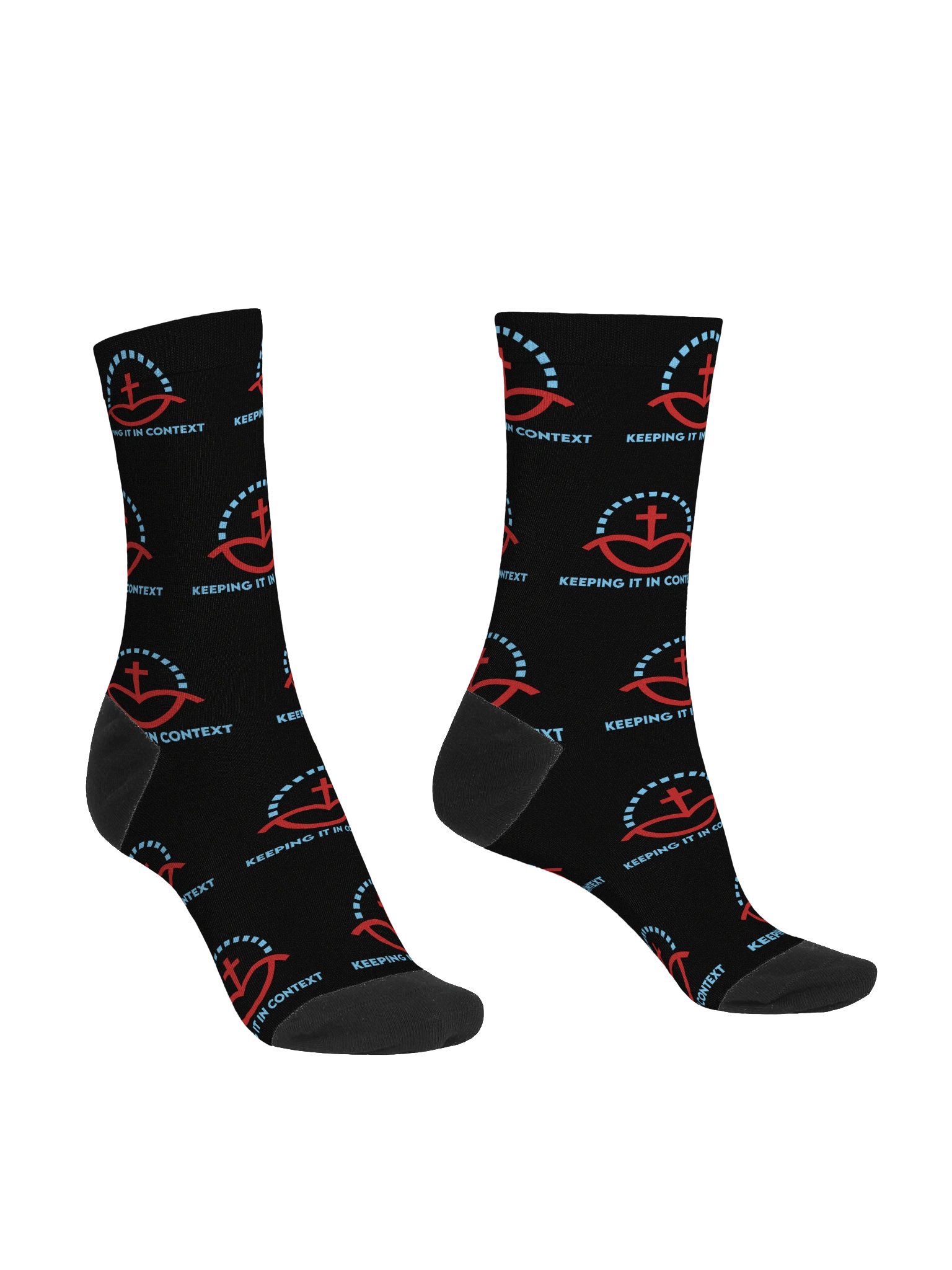 Keeping It In Context Logo Crew Socks product image (3)