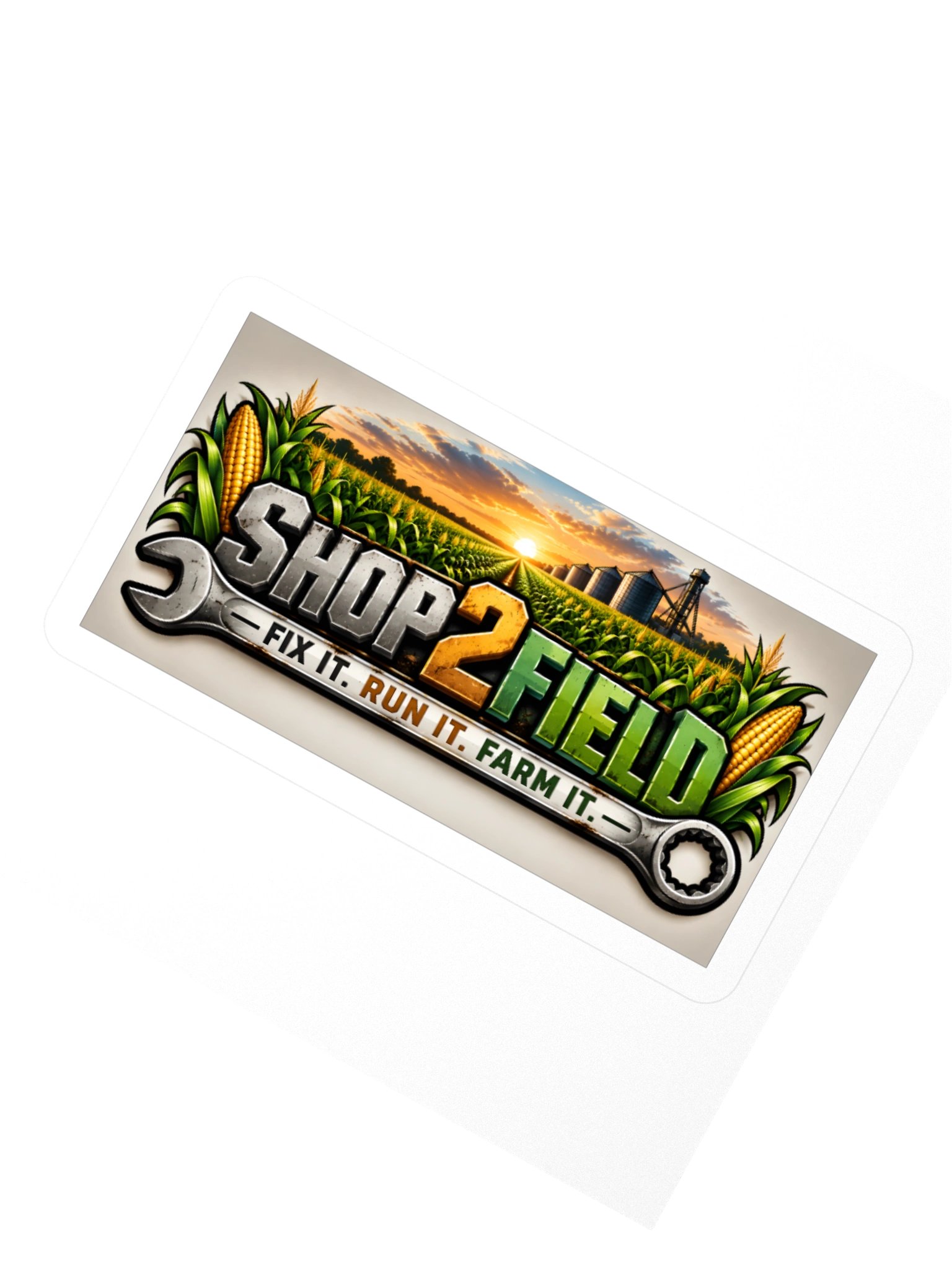 Shop 2 Field Farm Fix-It Kiss Cut Sticker product image (3)