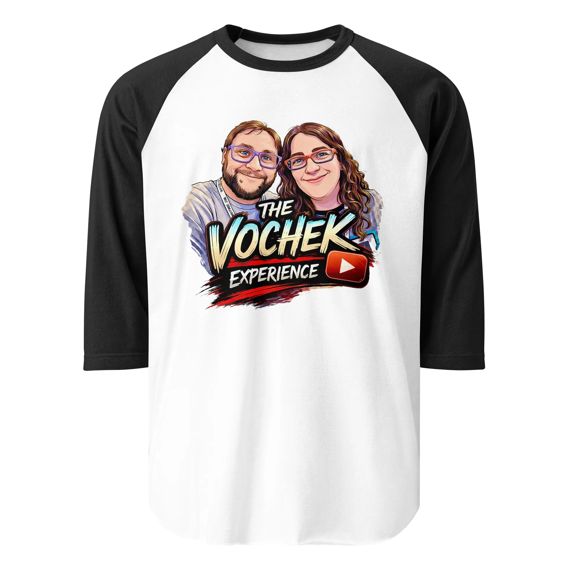 The Vochek Experience Logo Tultex Fine Jersey Raglan Tee product image (1)