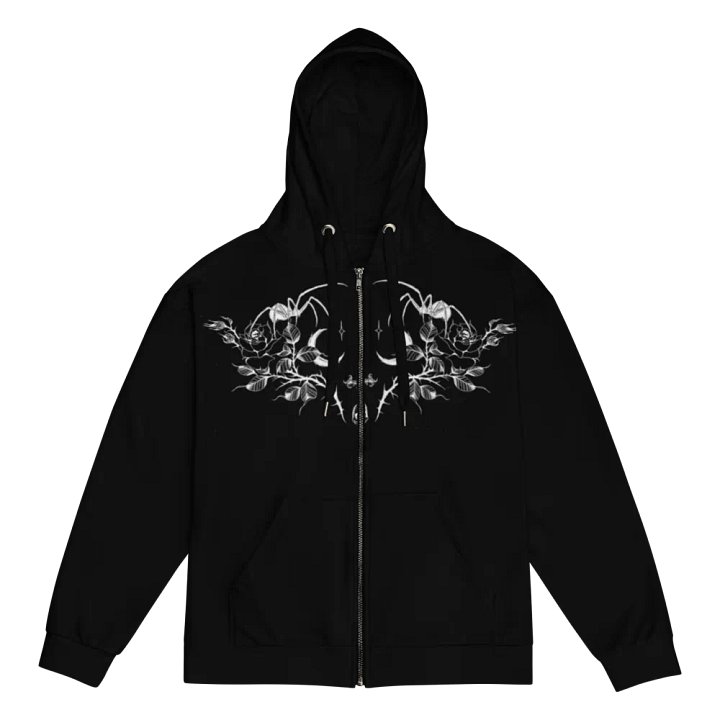 Tribal Magic - Black - Unisex Zip-Up Hoodie product image (1)