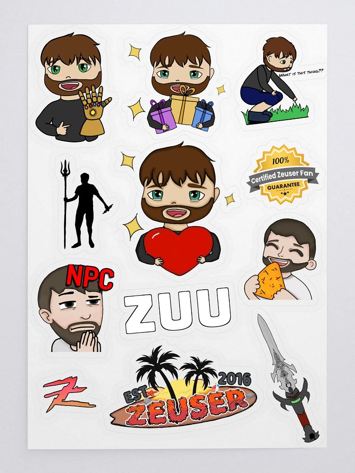 Zeuser Sticker Set product image (2)