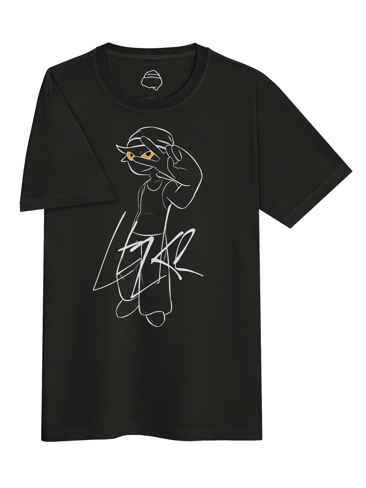 LTZKE Beanie Peace Sign Minimalist Lineart T-Shirt product image (3)