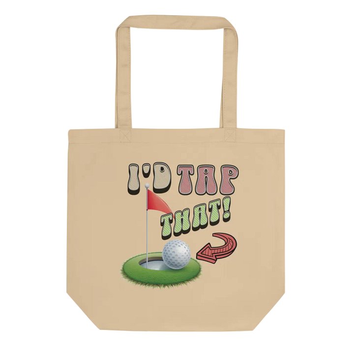 Id Tap That! Golf Lover's Eco-Friendly Tote Bag product image (1)