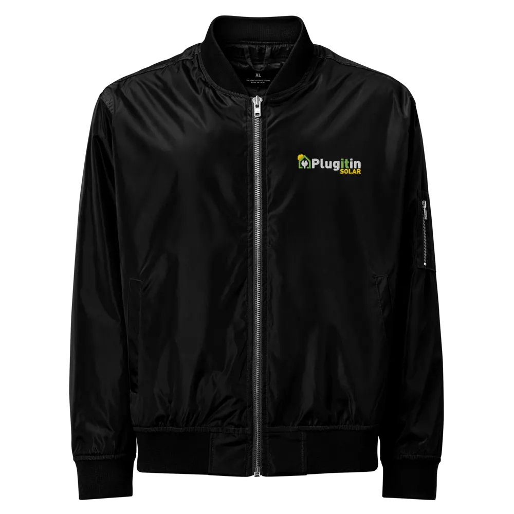 Plug It In Solar High-Quality Premium Recycled Bomber product image (1)