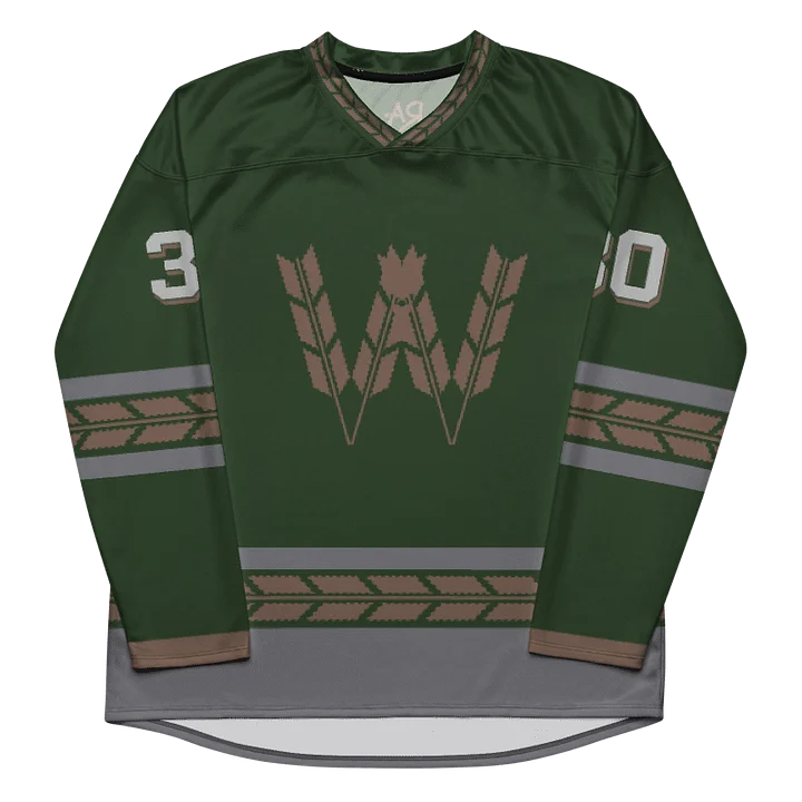 Wisconsin Barley - Green Hockey Jersey product image (1)