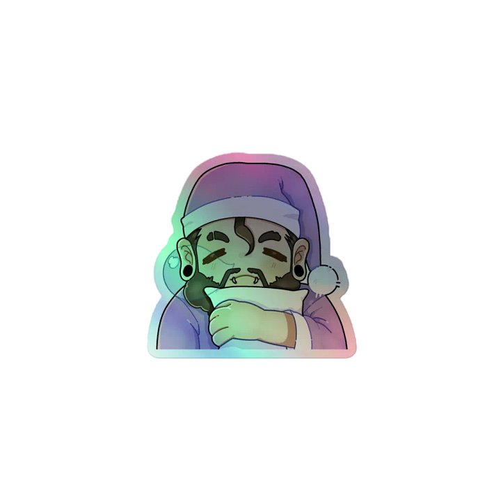 Sleepy Herb Holo Sticker product image (1)