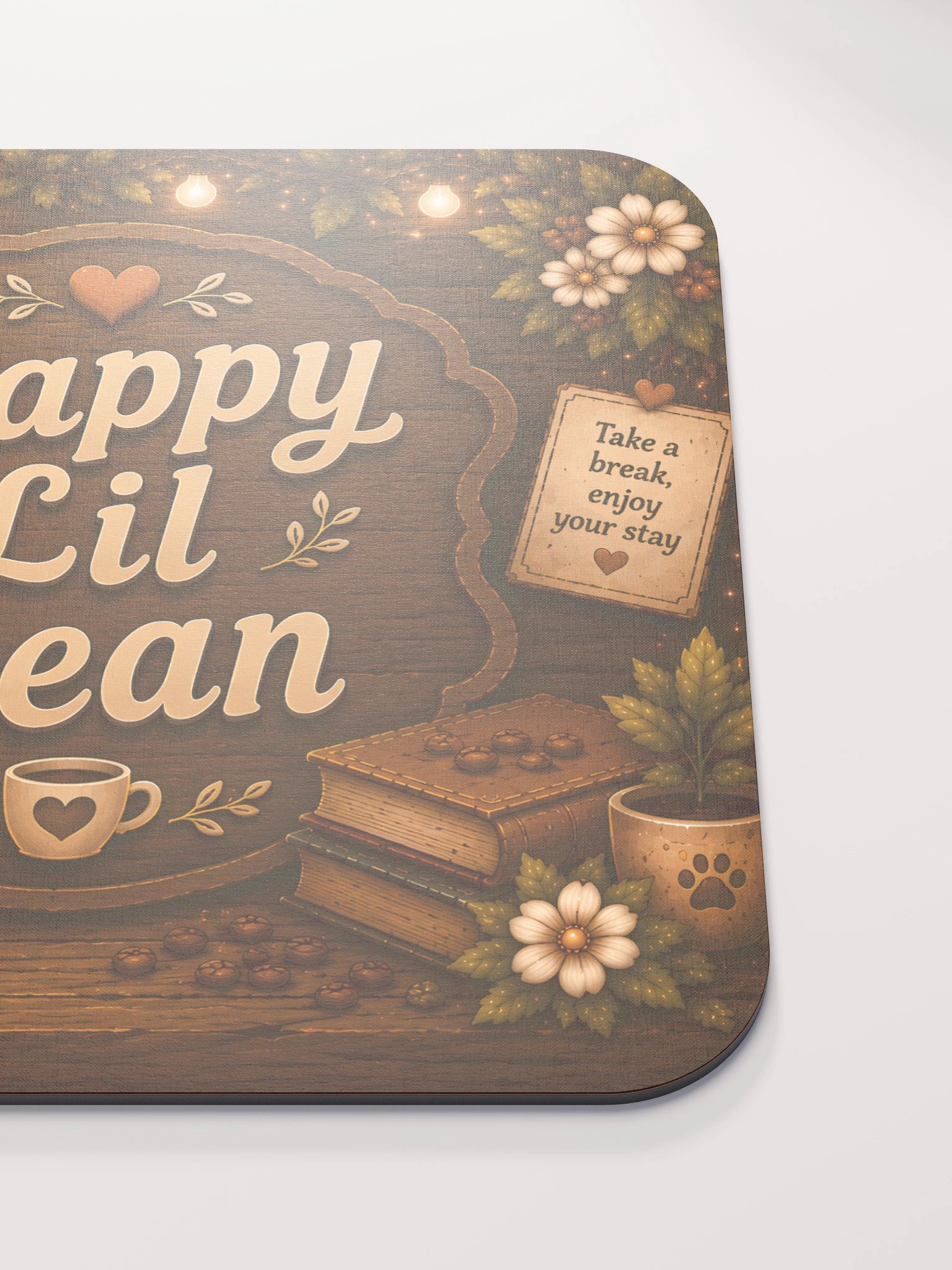 happy Lil Bean Mouse Pad product image (5)