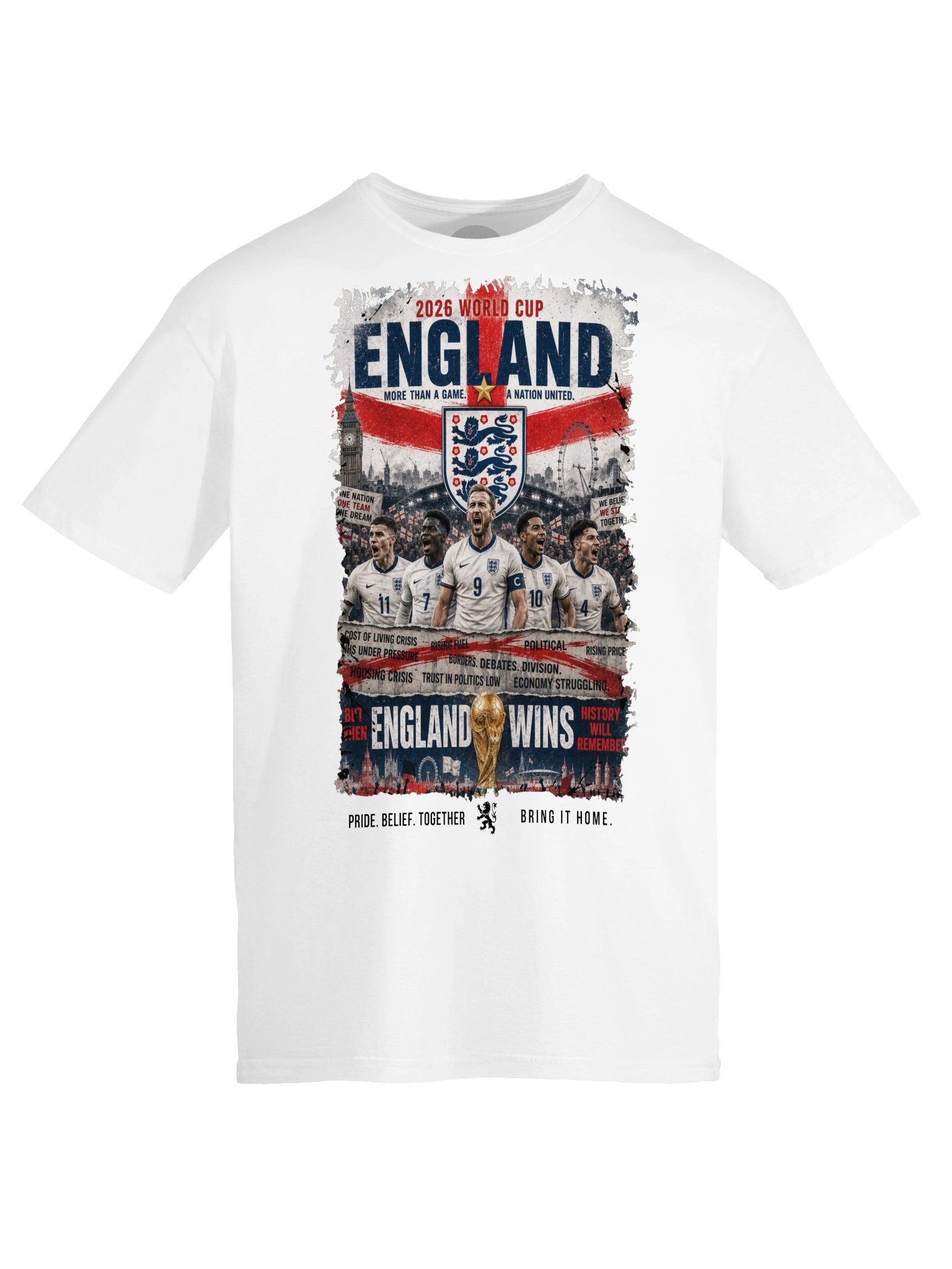 England 2026 World Cup Unity Poster Tee product image (5)