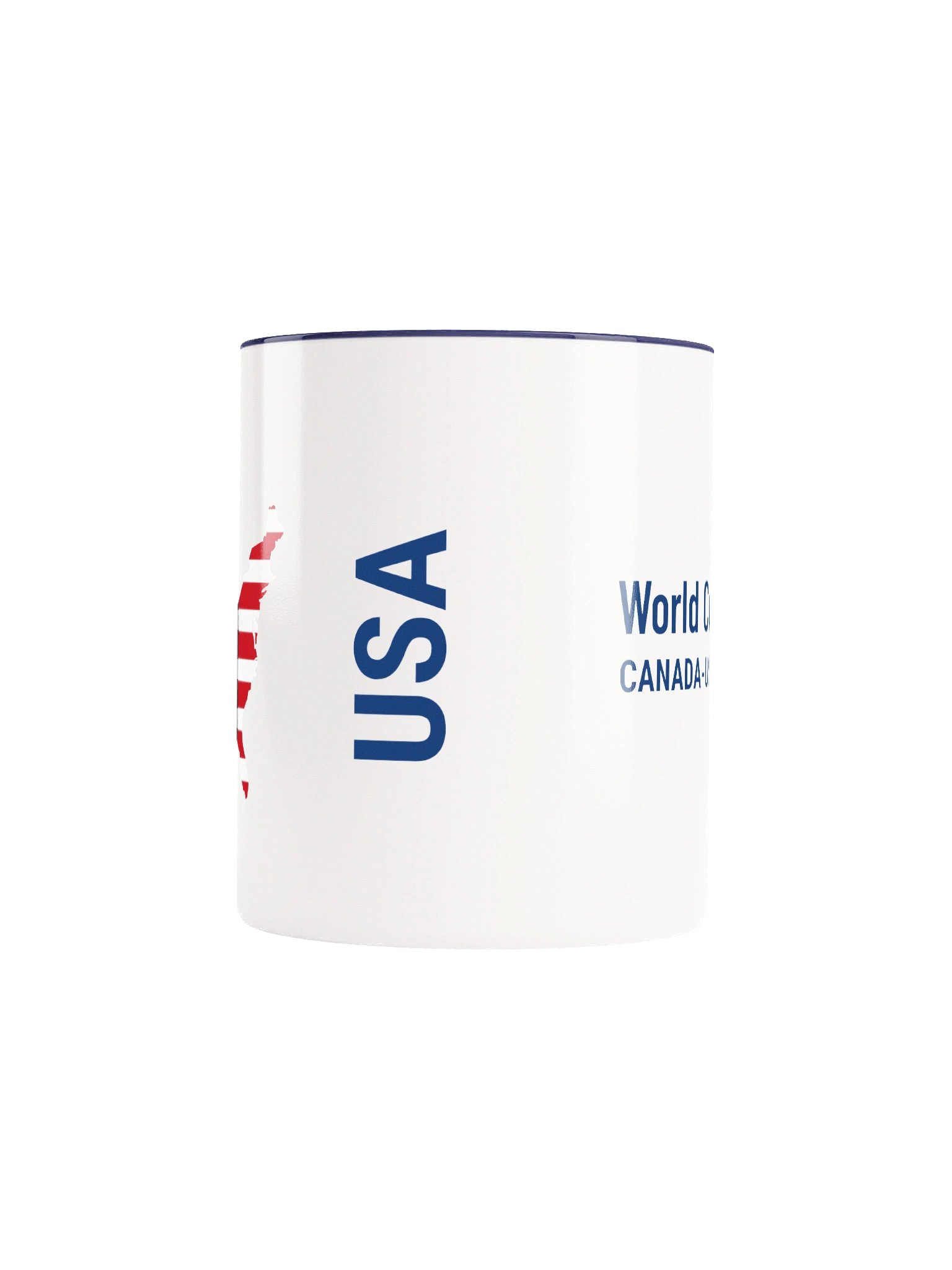 USA 2026 World Cup Flag Mug - USA Soccer Fan Coffee Cup - Premium Two-Tone Ceramic Mug product image (5)