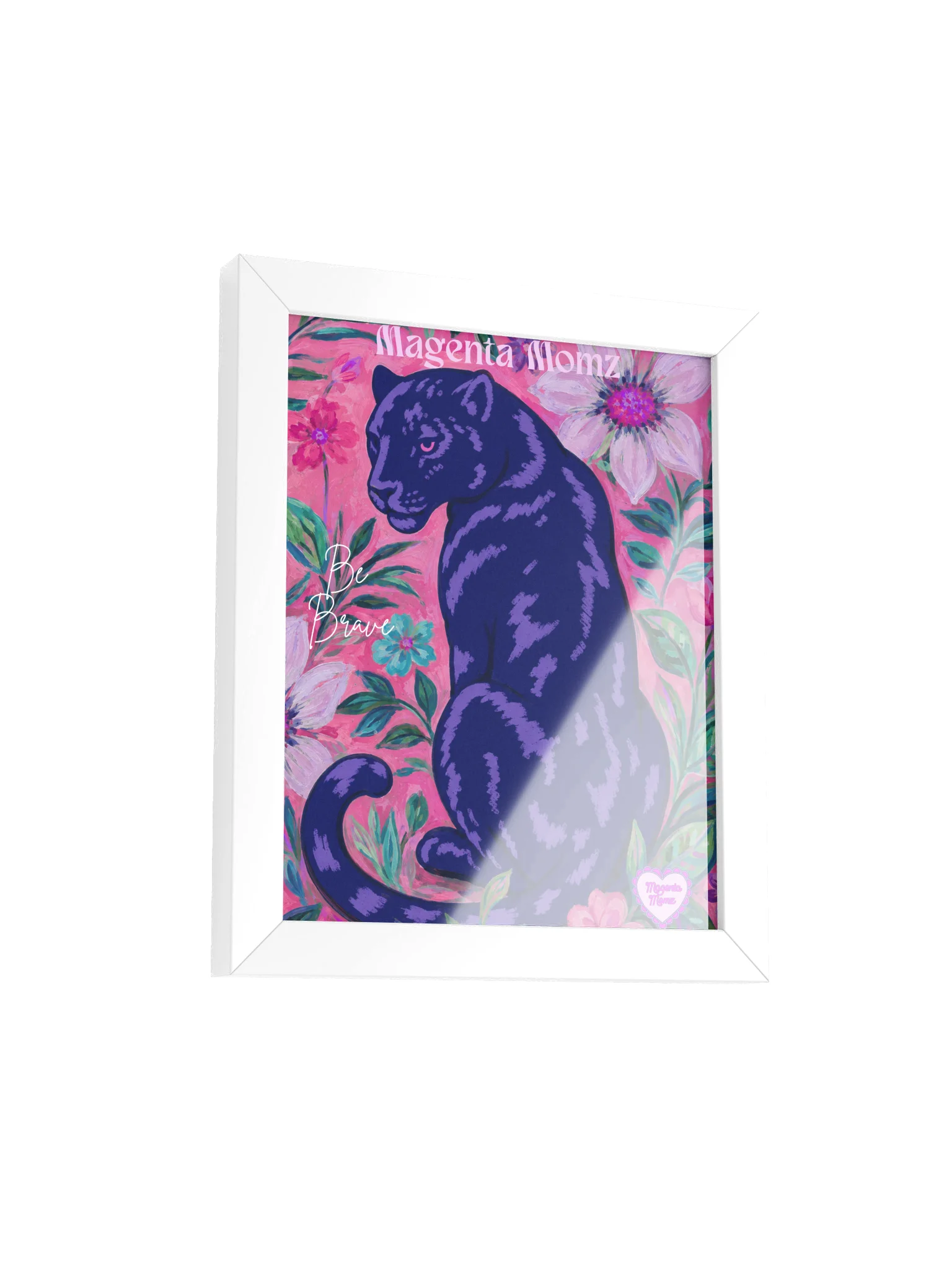 MAGENTA MOMZ - MOXIE MAGENTA FRAMED PRINT product image (6)