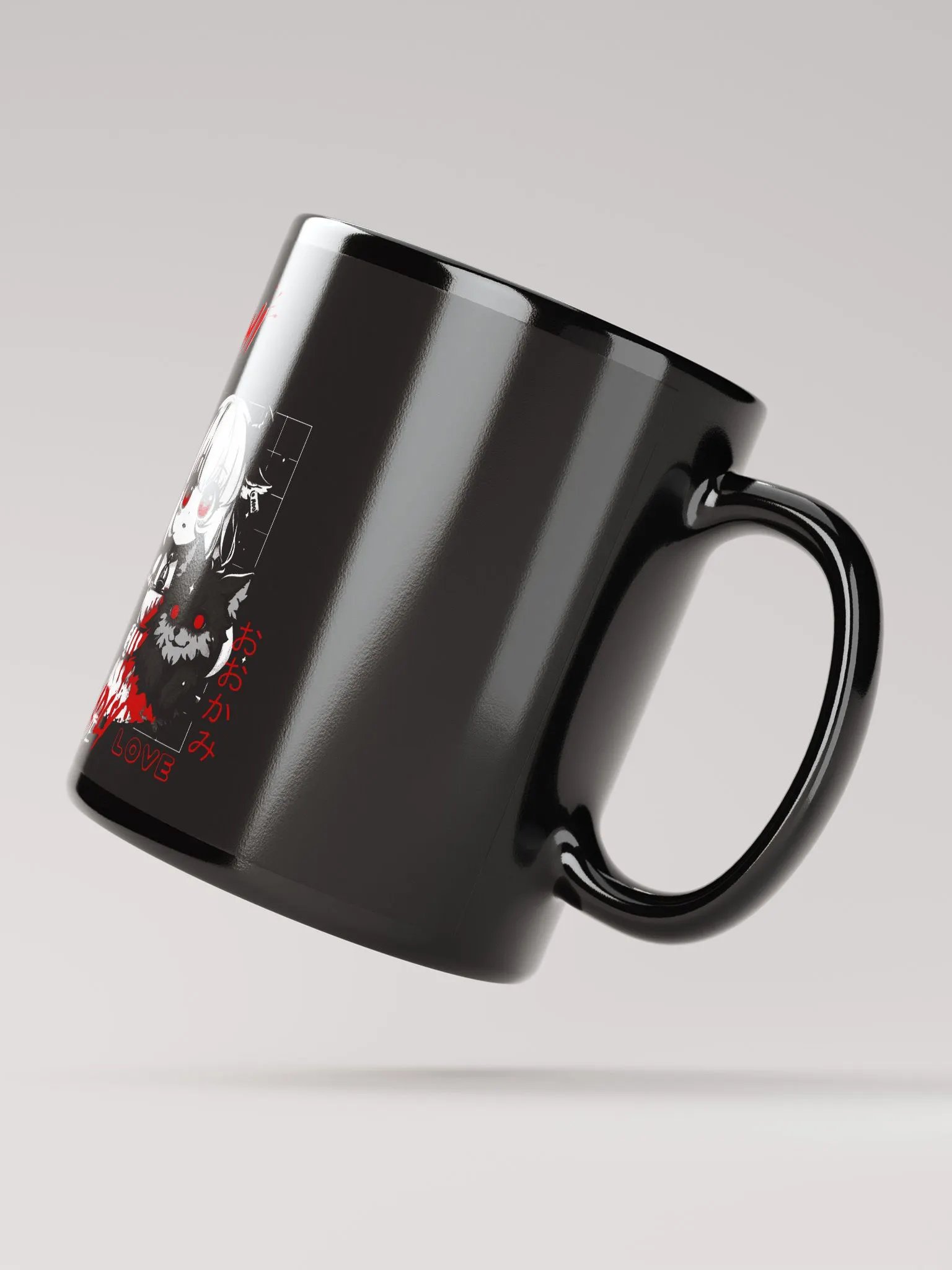 Adorably Macabre Couple Black Mug product image (3)