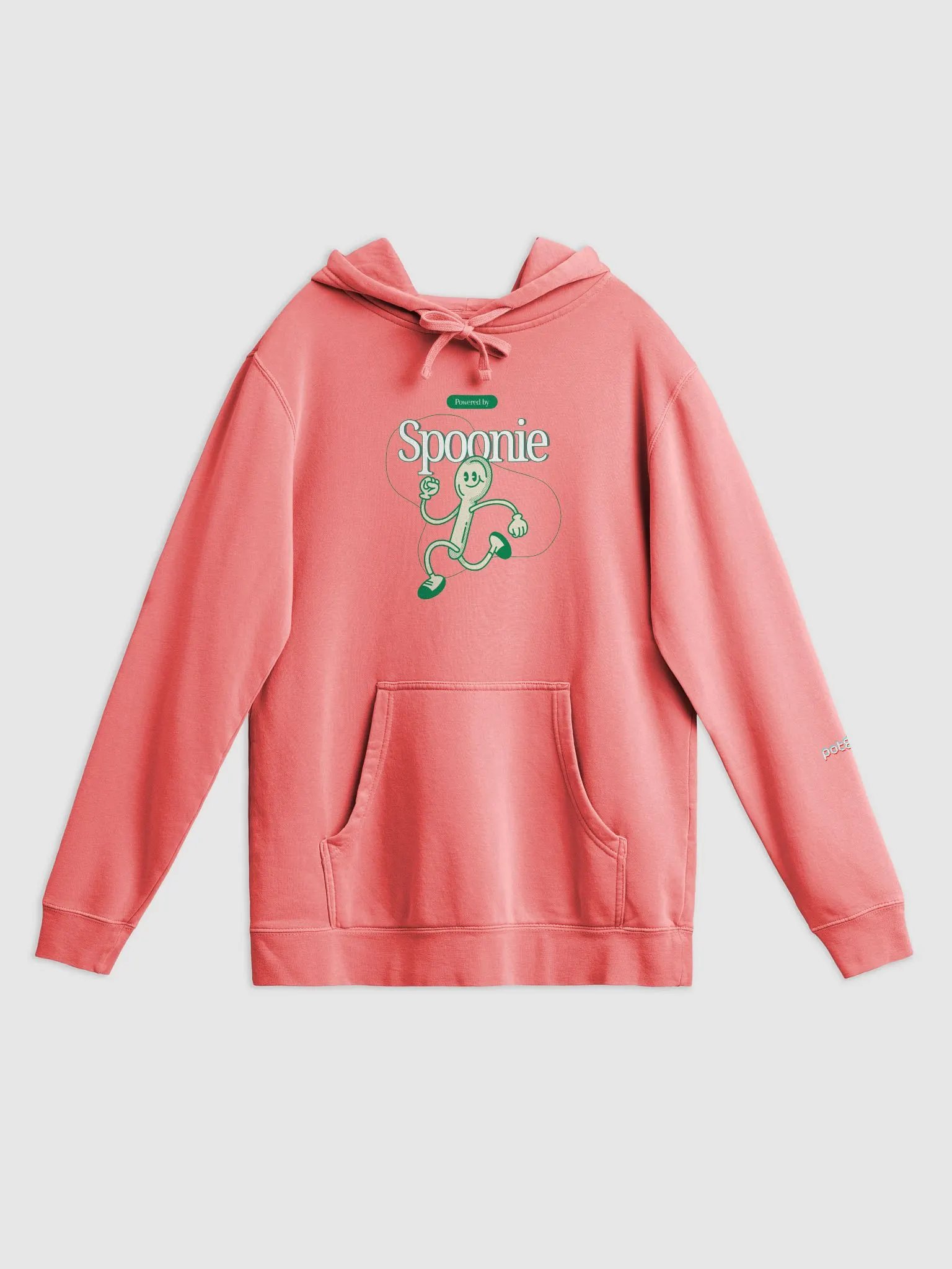 POWERED BY SPOONIE pigment-dyed hoodie product image (13)