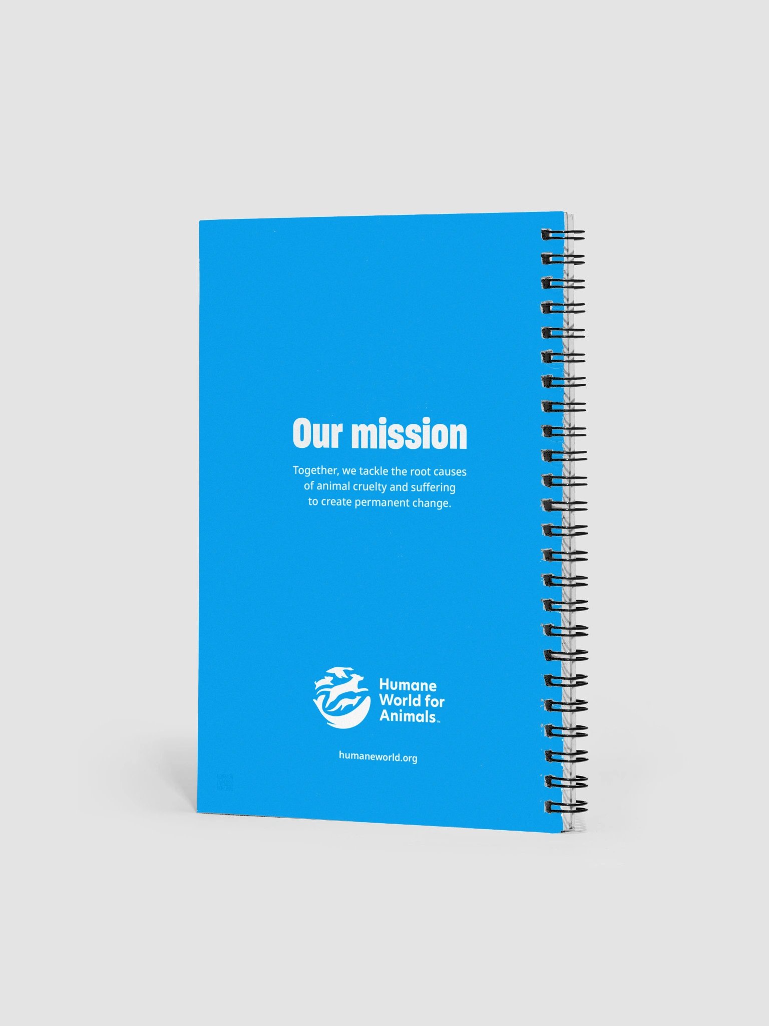 Humane World for Animals Supergraphic - Blue on blue - Notebook product image (2)
