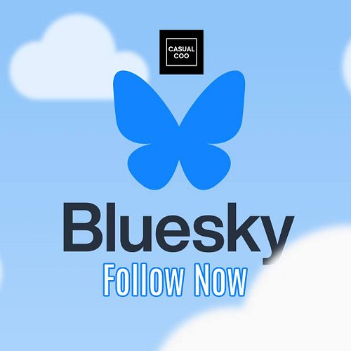 Come fly the BlueSky with CasualCoo! ✈️💺 See Link in Bio💺✈️