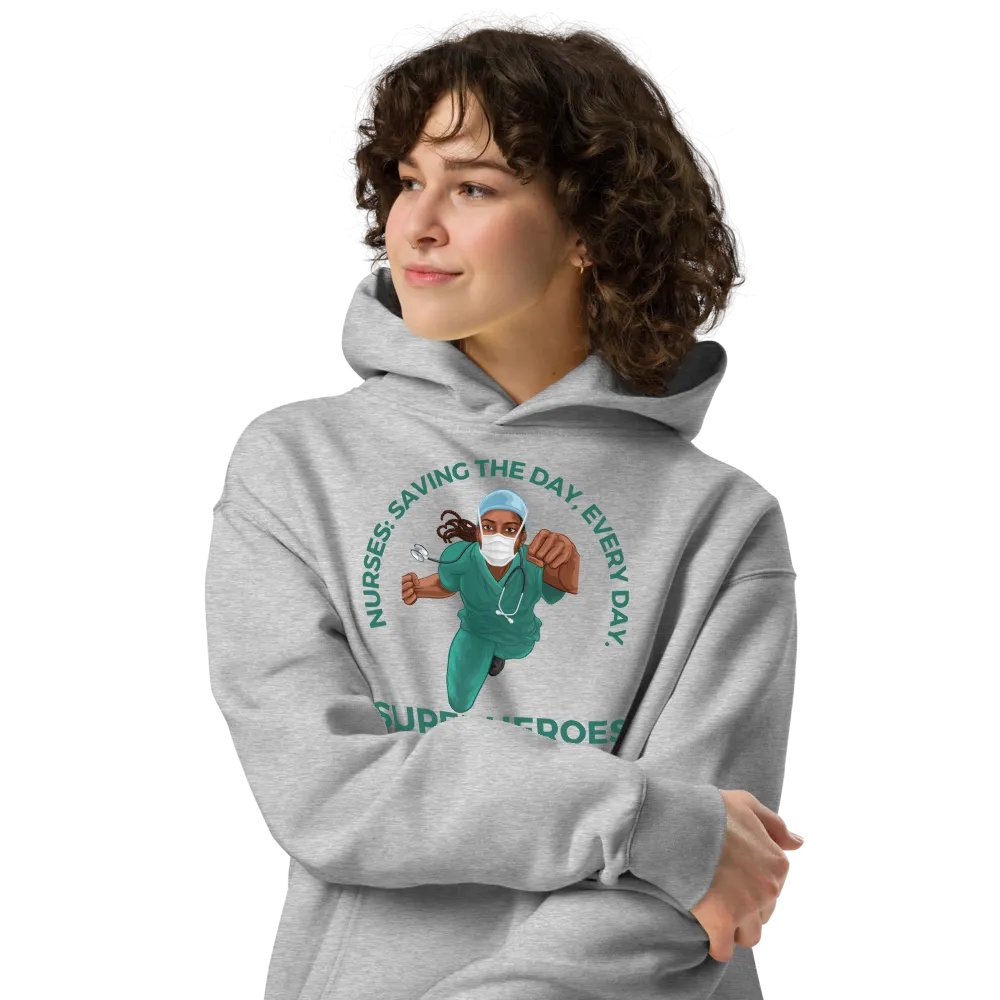 Nurse Superhero Appreciation Oversized Hoodie product image (4)