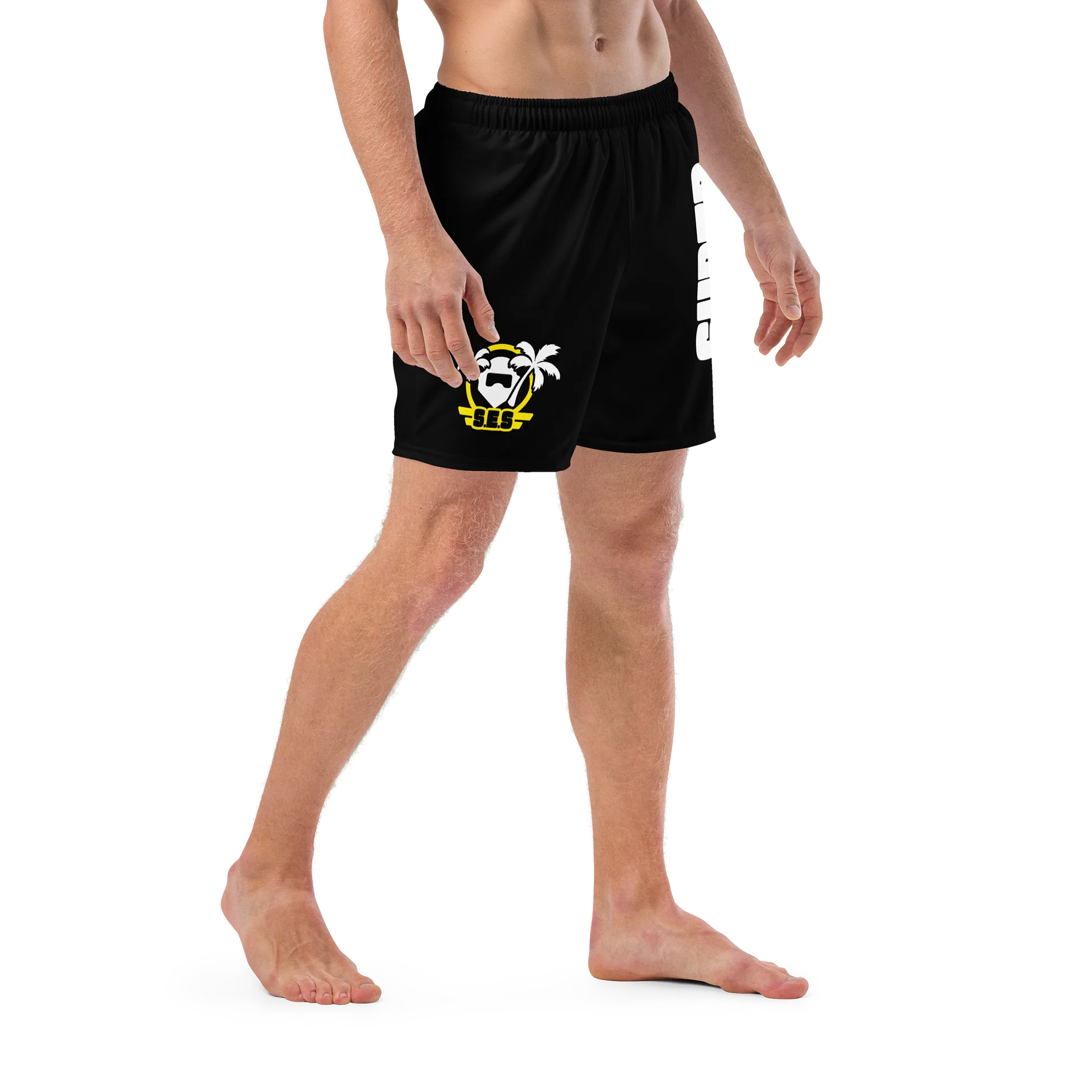 S.E.S Super Summer 26 - Yellow Logo Swimming Trunks product image (6)