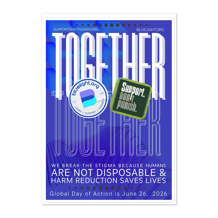 Together for Harm Reduction Sticker Sheet product image (1)