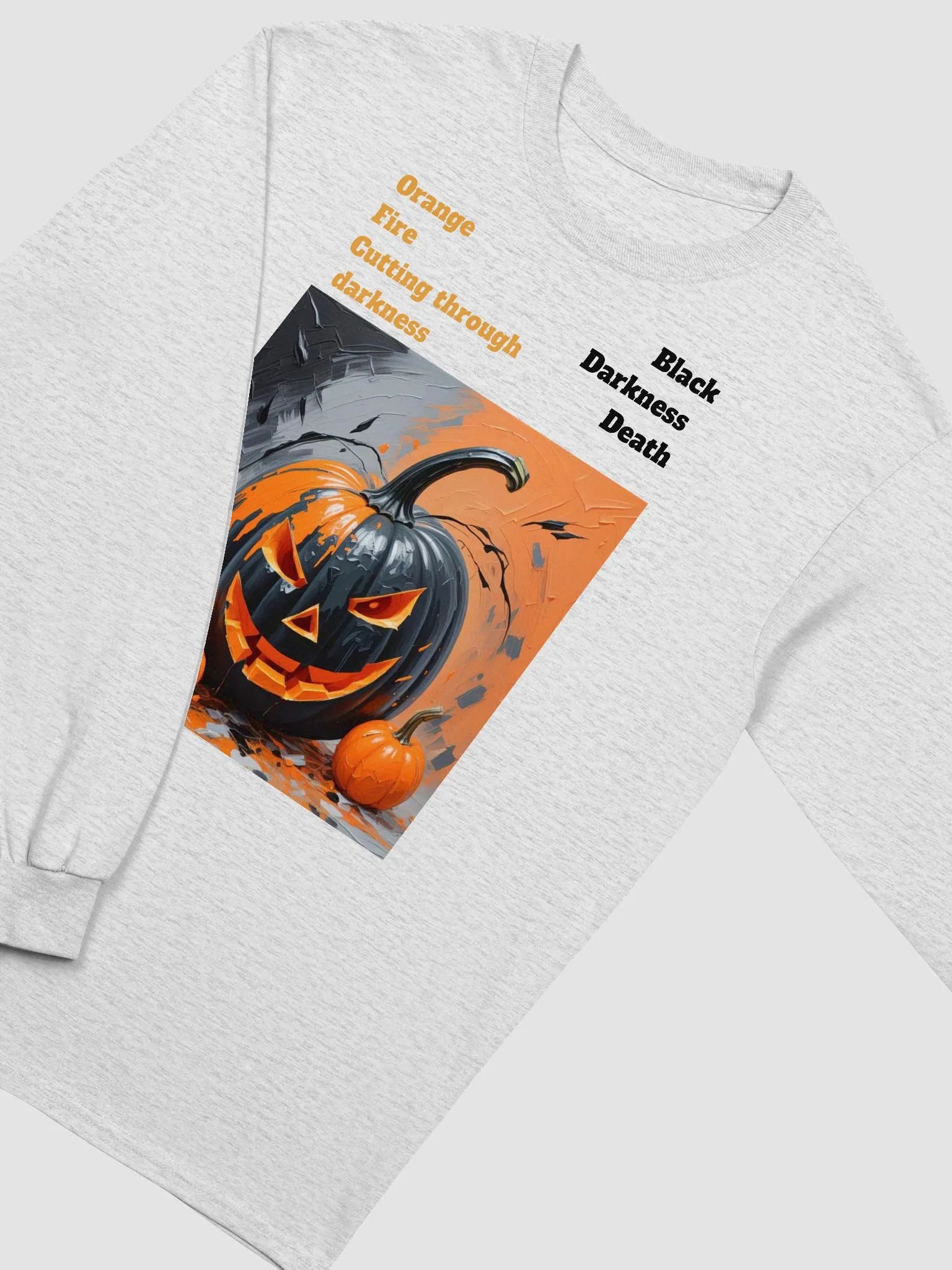 Glowing Pumpkin Patch Long Sleeve Tee product image (14)
