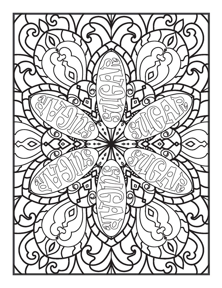 Art & Expletives, The Clean Cuss Version-Almost Swear Word Coloring Book for Adults | Printable | Alternative Cuss Words and Swears product image (2)