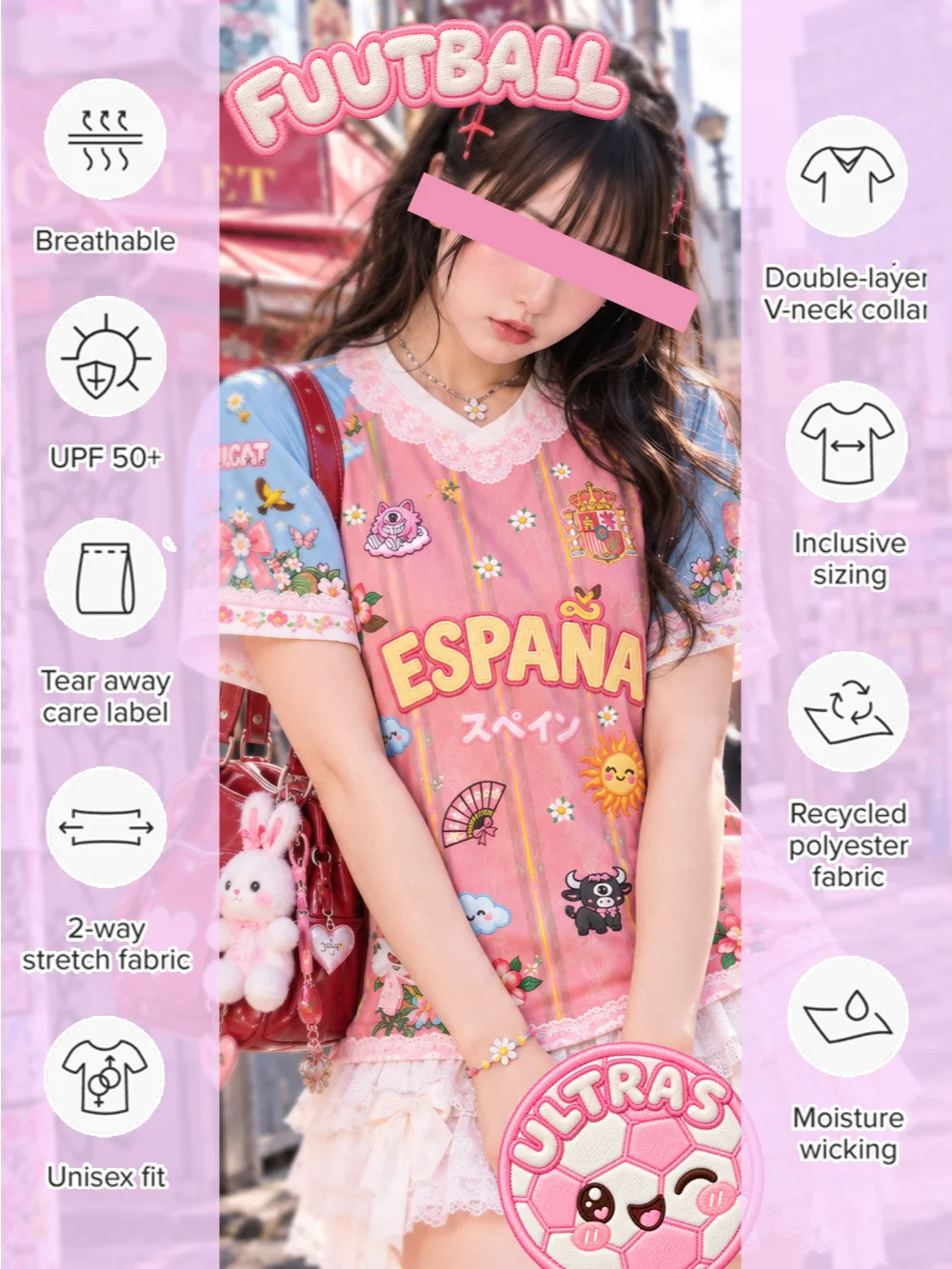 SPAIN FOOTBALL SHIRT 2027 - ULTRAS KAWAII product image (2)