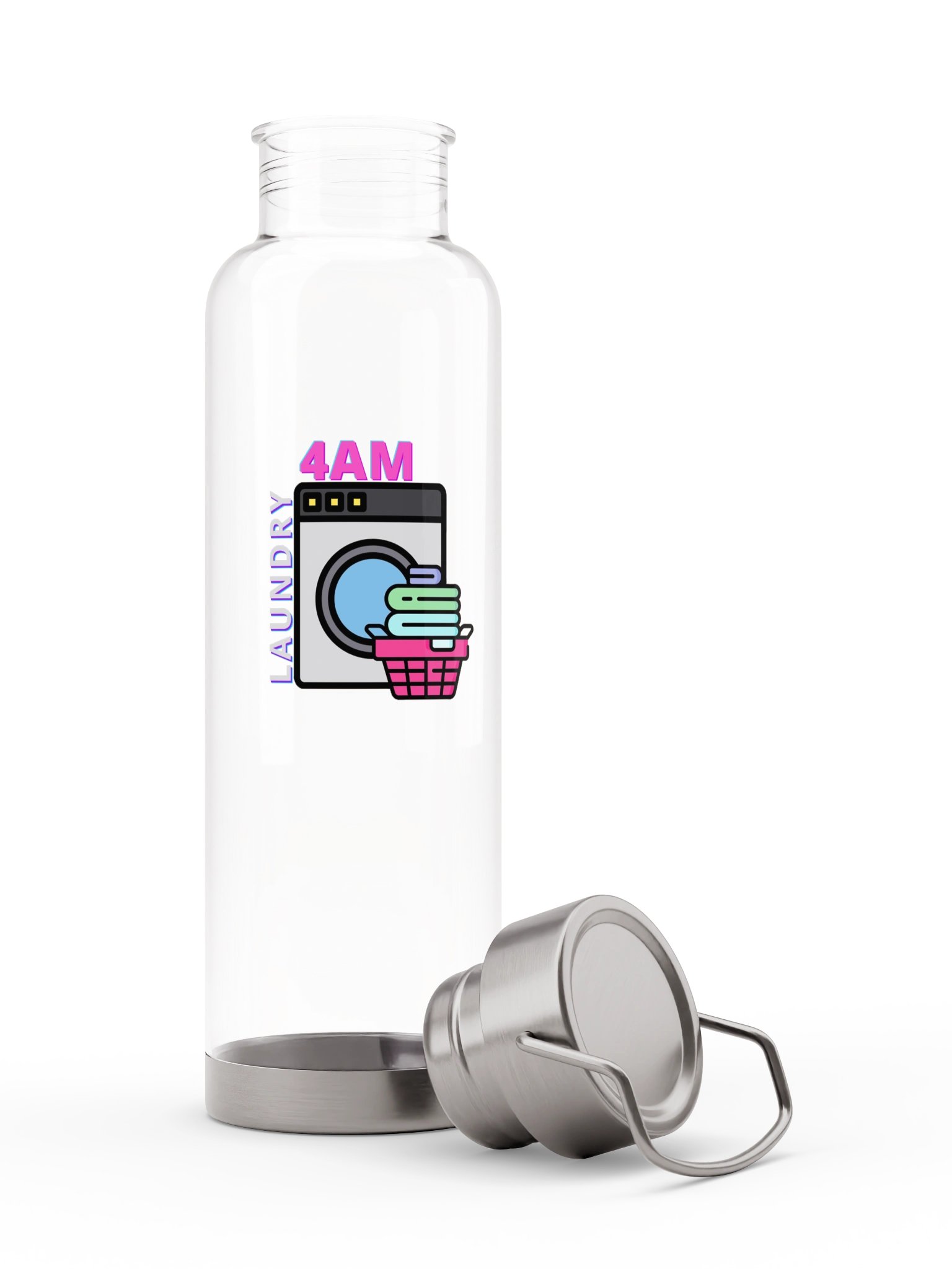 Clear Logo Water Bottle product image (3)