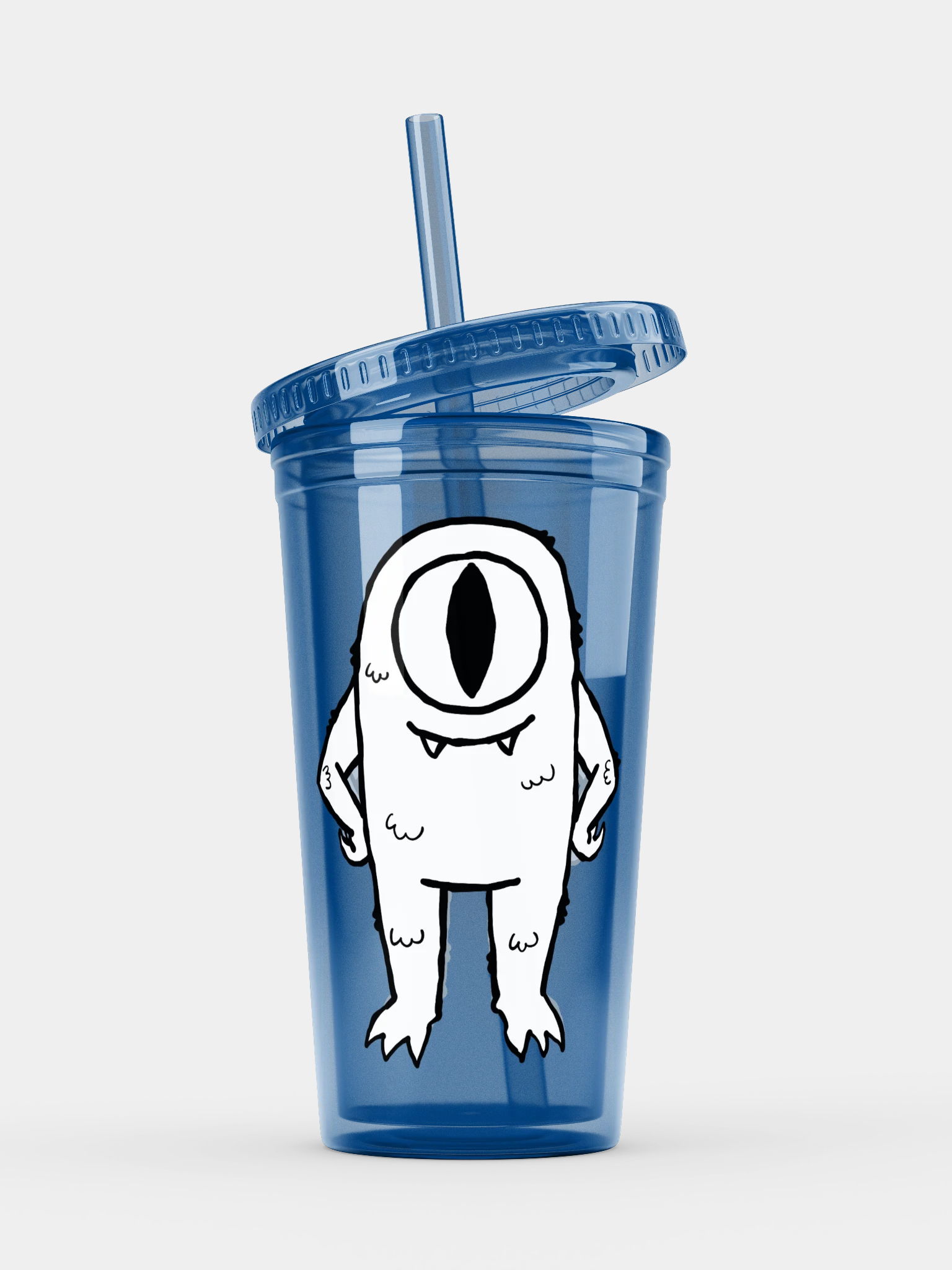 Happy Monster Plastic Tumbler product image (1)