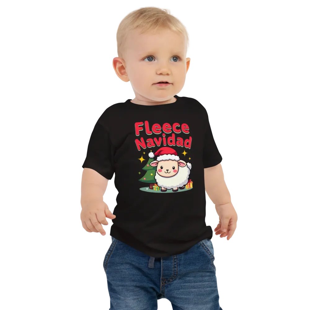 Fleece Navidad Baby Tee product image (1)