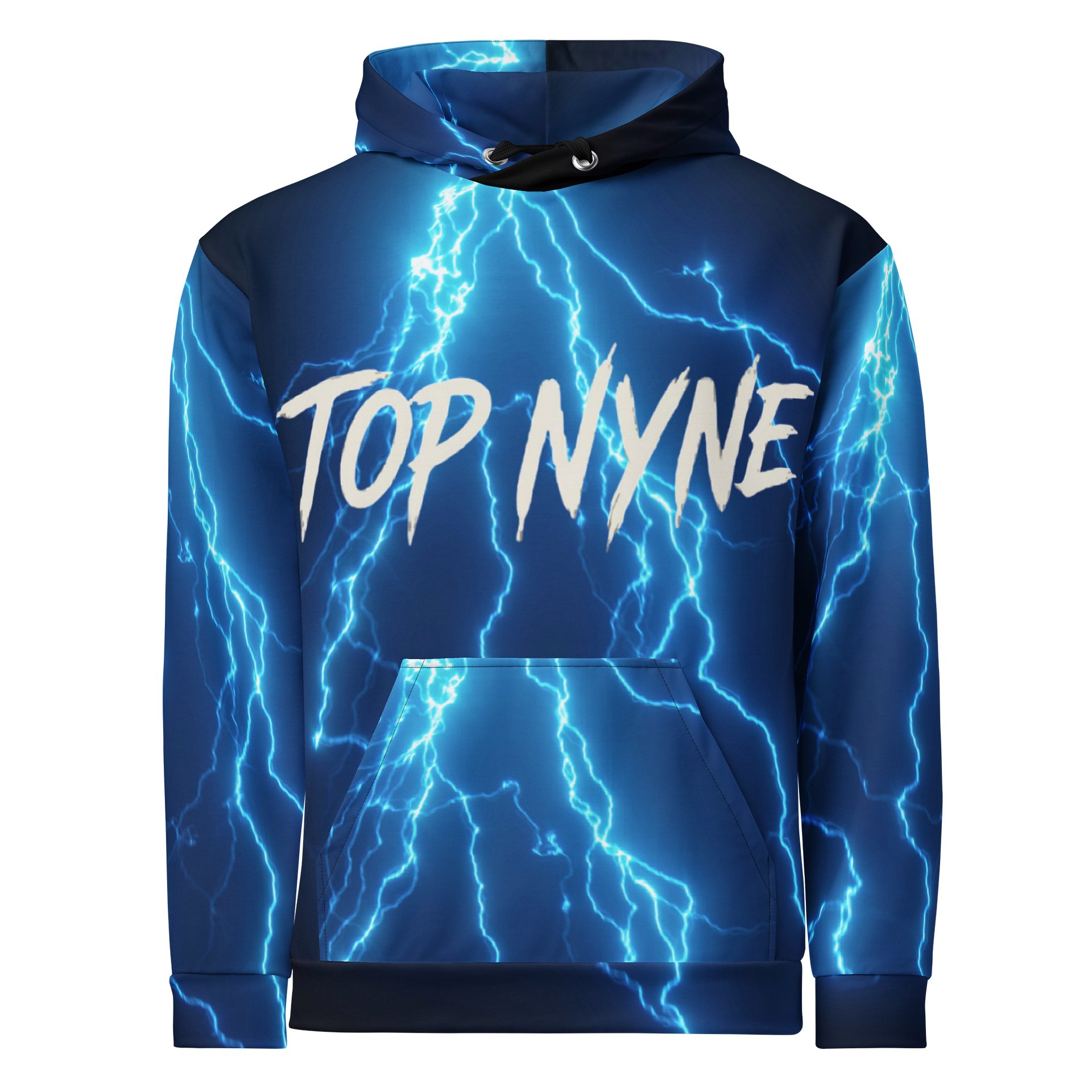 TOP NYNE Neon Lightning All-Over Hoodie product image (1)