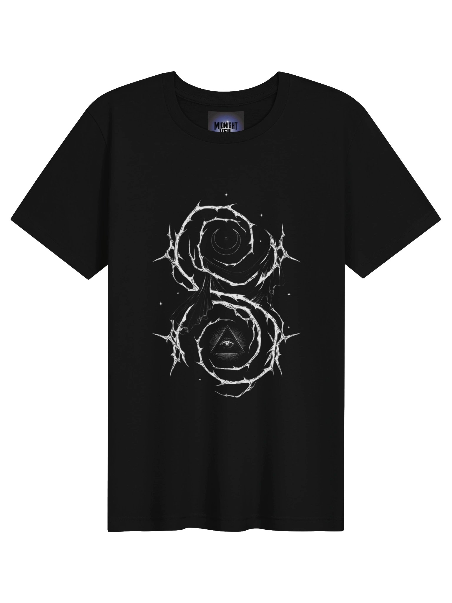 Midnight Veil Thorny Roses T-Shirt product image (2)