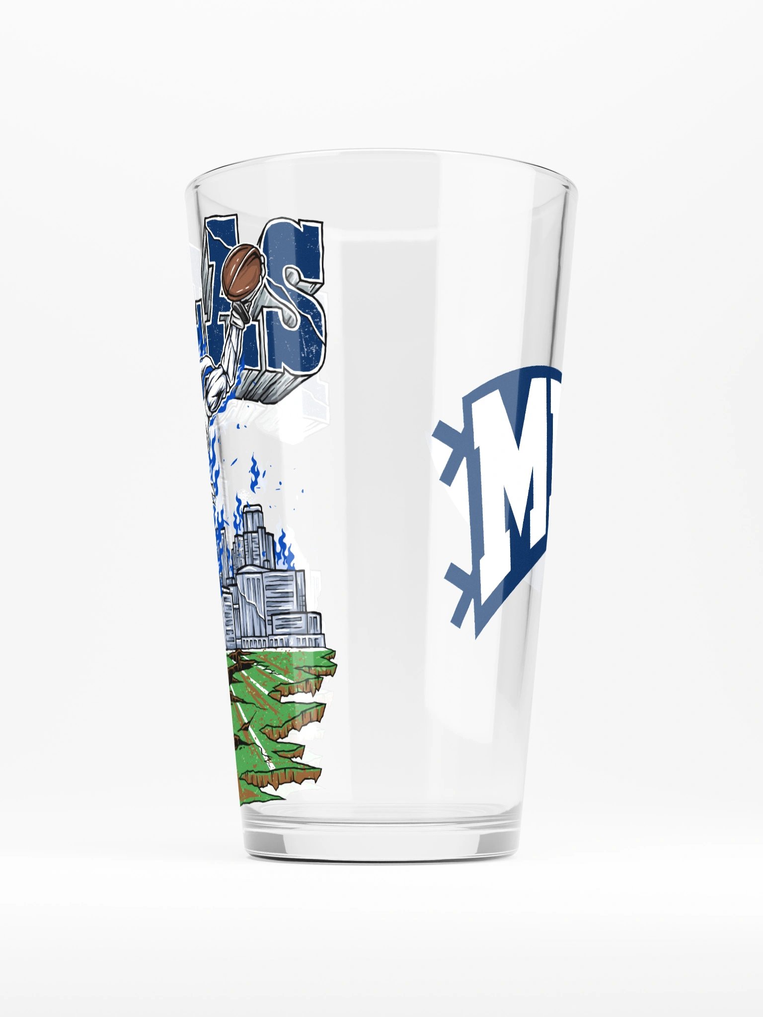 Dallas, Welcome to Football Pint Glass product image (3)