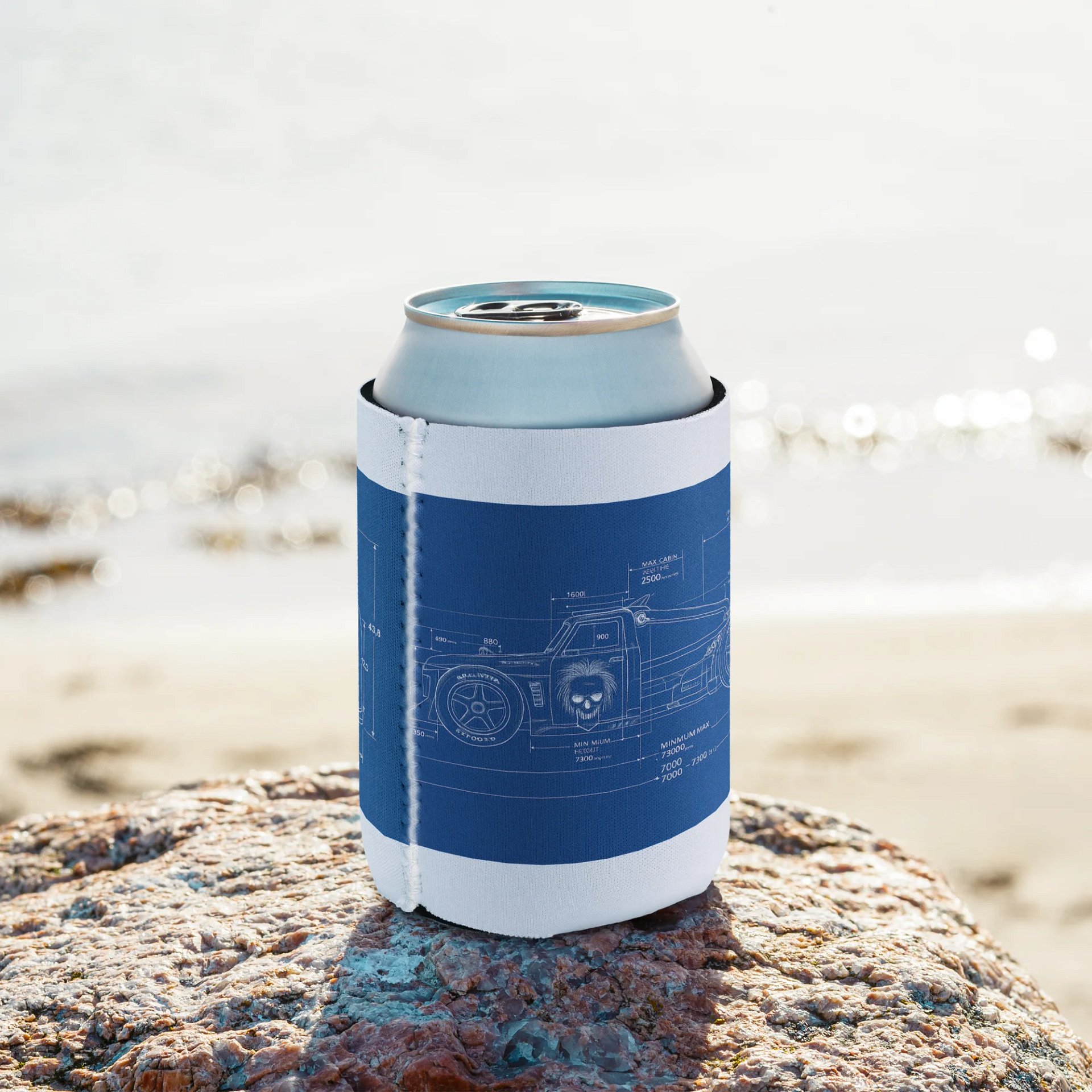 Halfraction Blueprint Coozie product image (9)