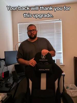 Hours of streaming feel so much better. #GTPlayer #StreamingSetup #GamingChair #StreamerLife #DeskSetup 