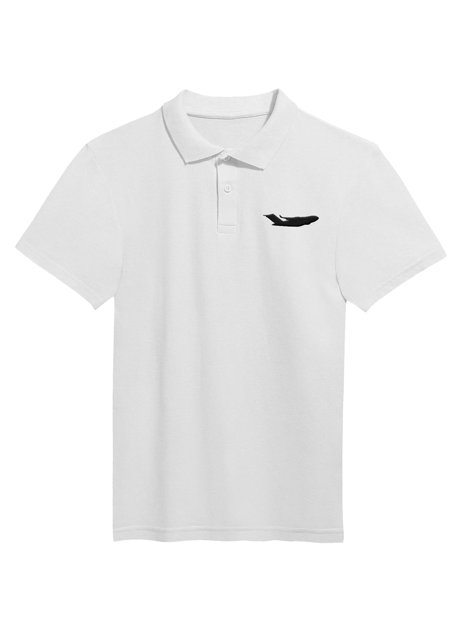 YPPH Plane Guy White Polo product image (1)