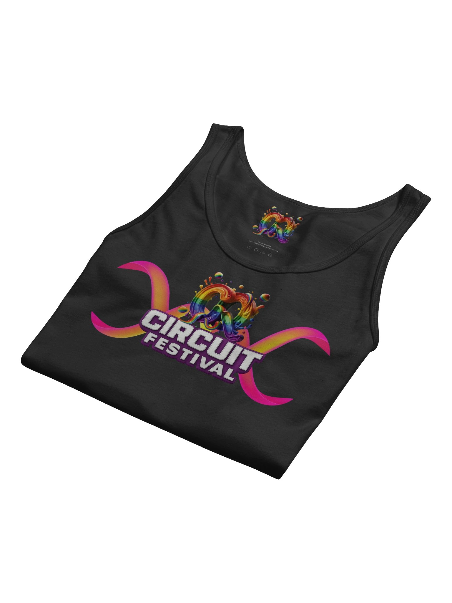 CQ CIRCUIT FESTIVAL – NEON ARC PARTY TANK product image (10)
