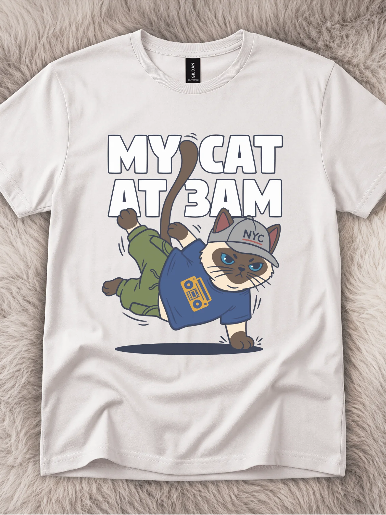 My Cat at 3AM Siamese Cat Shirt product image (1)
