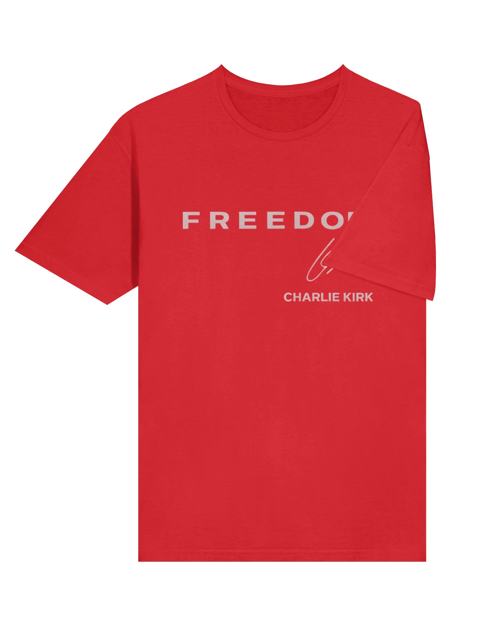 Red Freedom Charlie Kirk Signature Shirt – Turning Point USA Tee product image (11)