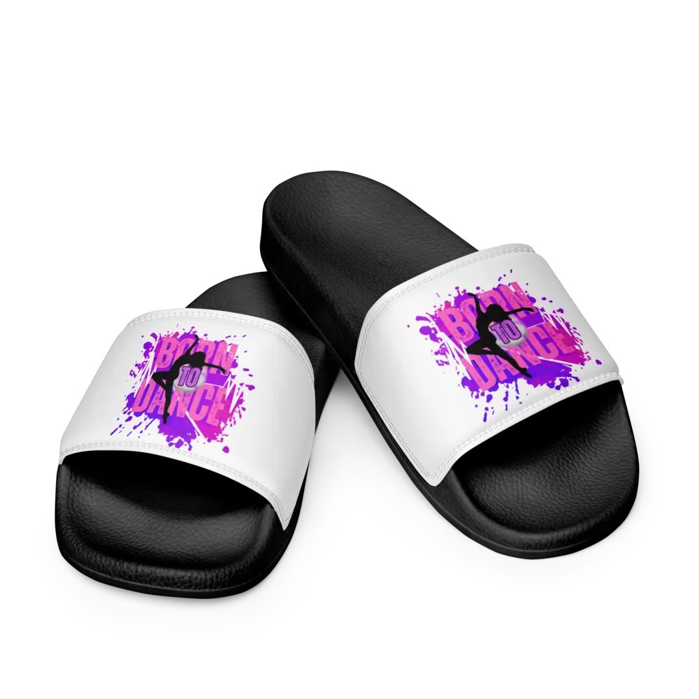 Born to Dance Her Silhouette Men's Slides product image (7)