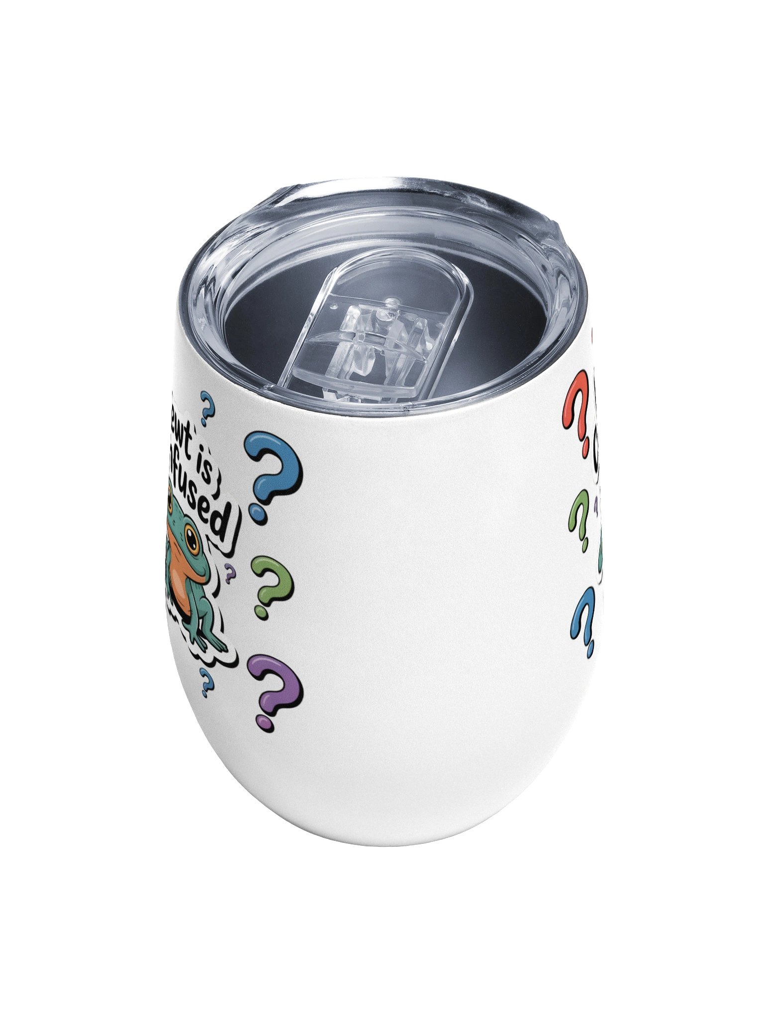 Confused Newt Wine Tumbler product image (3)