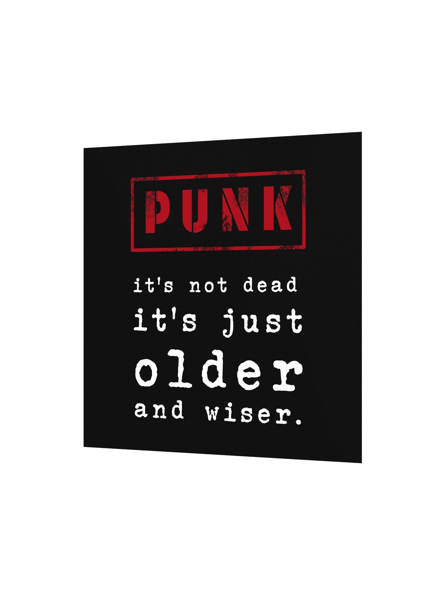 PUNK: Older and Wiser Poster product image (10)
