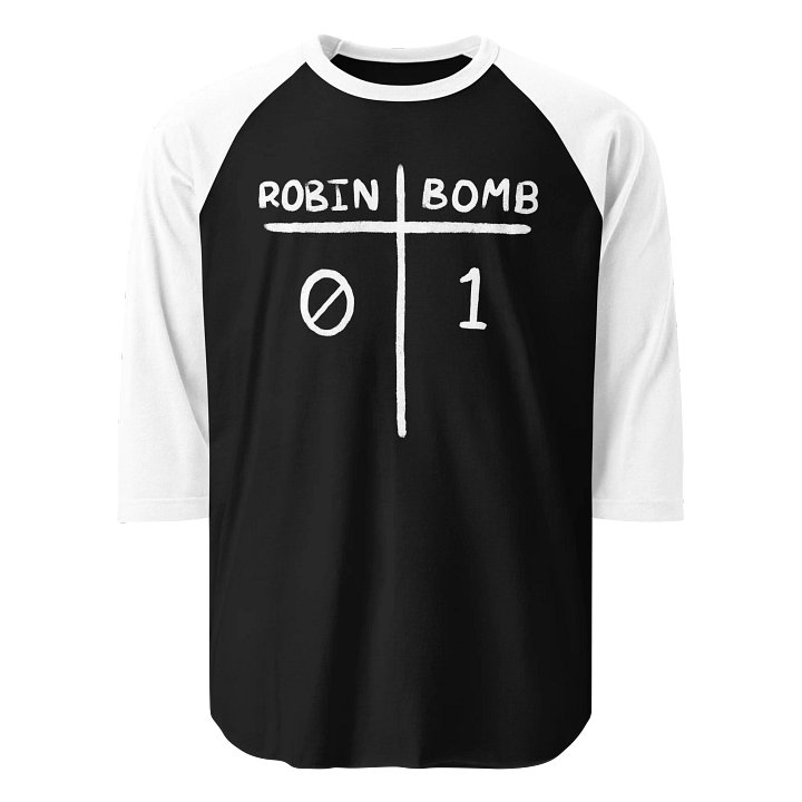 Robin 0 | Bomb 1 - Baseball Tee product image (1)