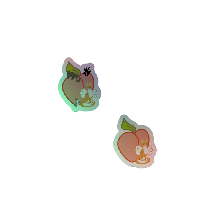 Angel Tigg ~ Holographic Sticker Sheet product image (2)