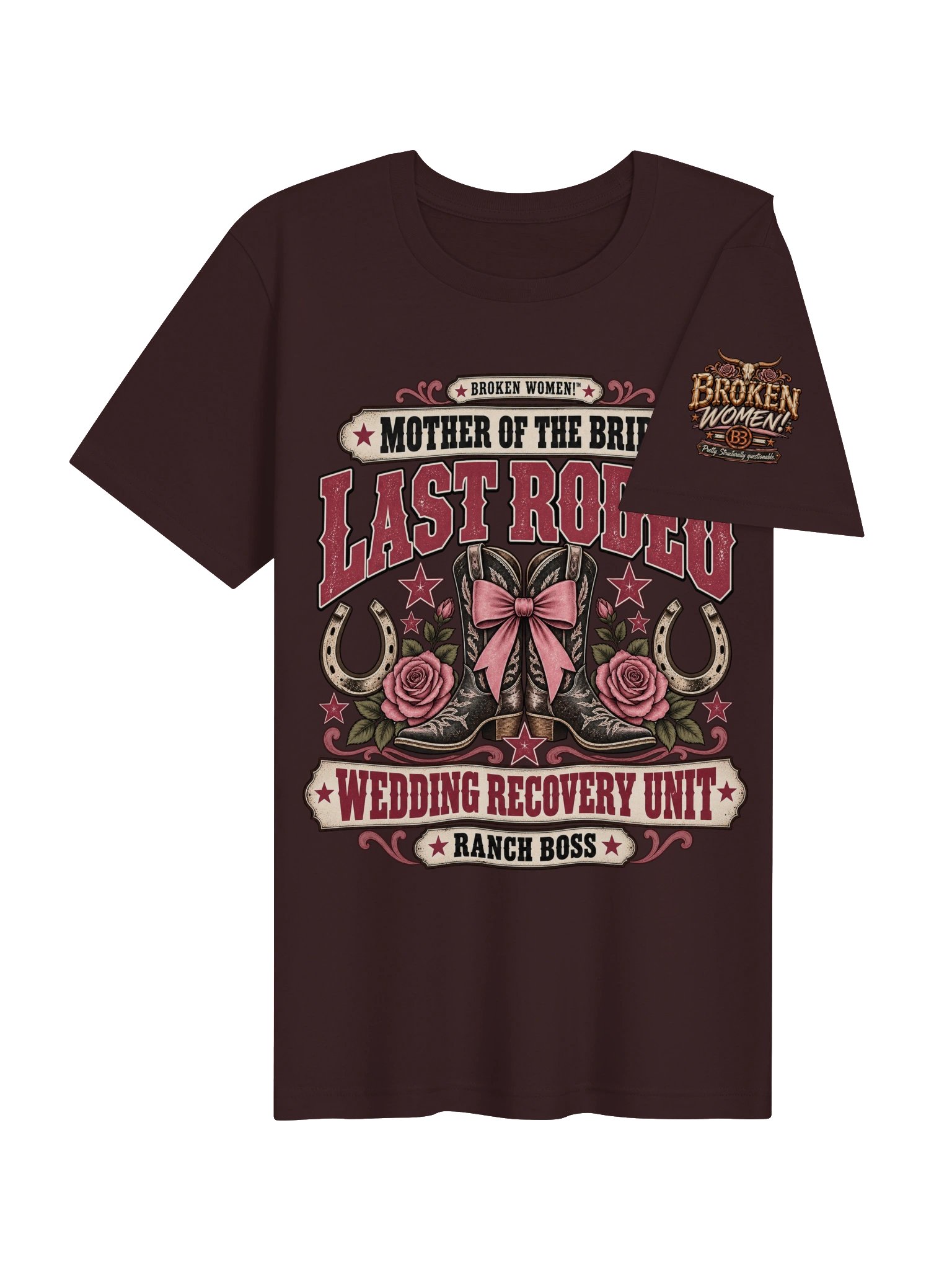 Mother of the Bride Western Shirt — Last Rodeo Wedding Recovery Unit | Ranch Boss product image (5)