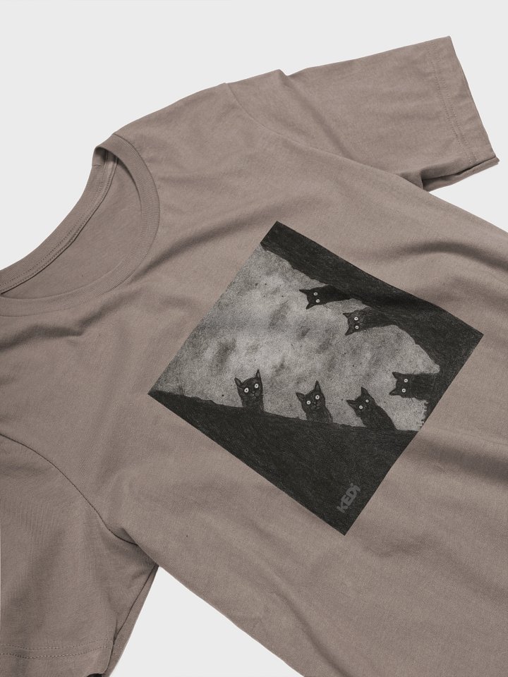 Glowing Eyes Black Cat T-Shirt product image (61)