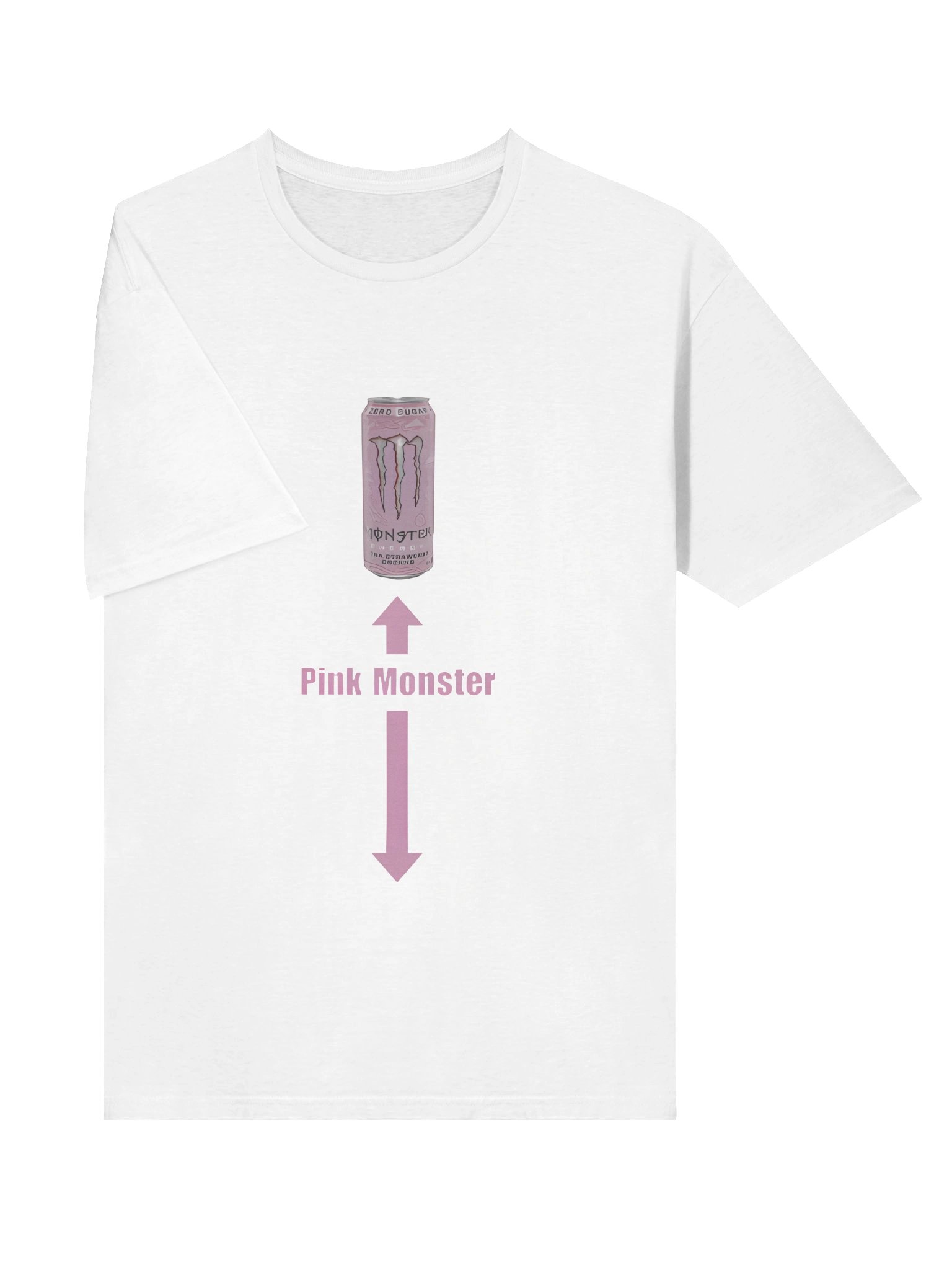 Pink Monster Energy Drink T-Shirt product image (3)
